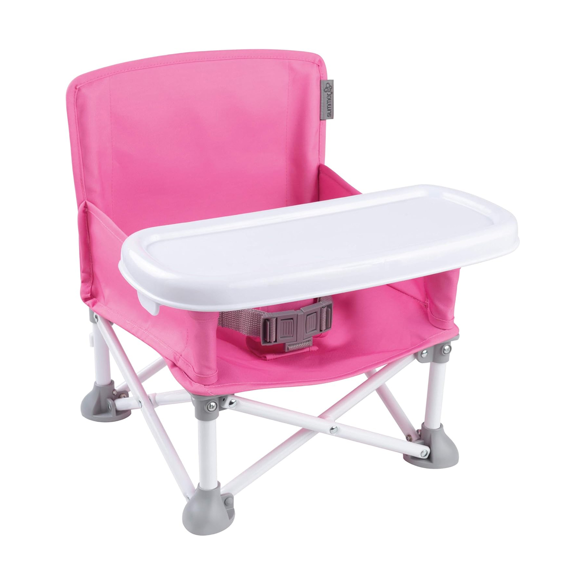 Foto 2 pulgar | Silla Portátil Para Bebé Booster Summer Infant Rosa Popnsit