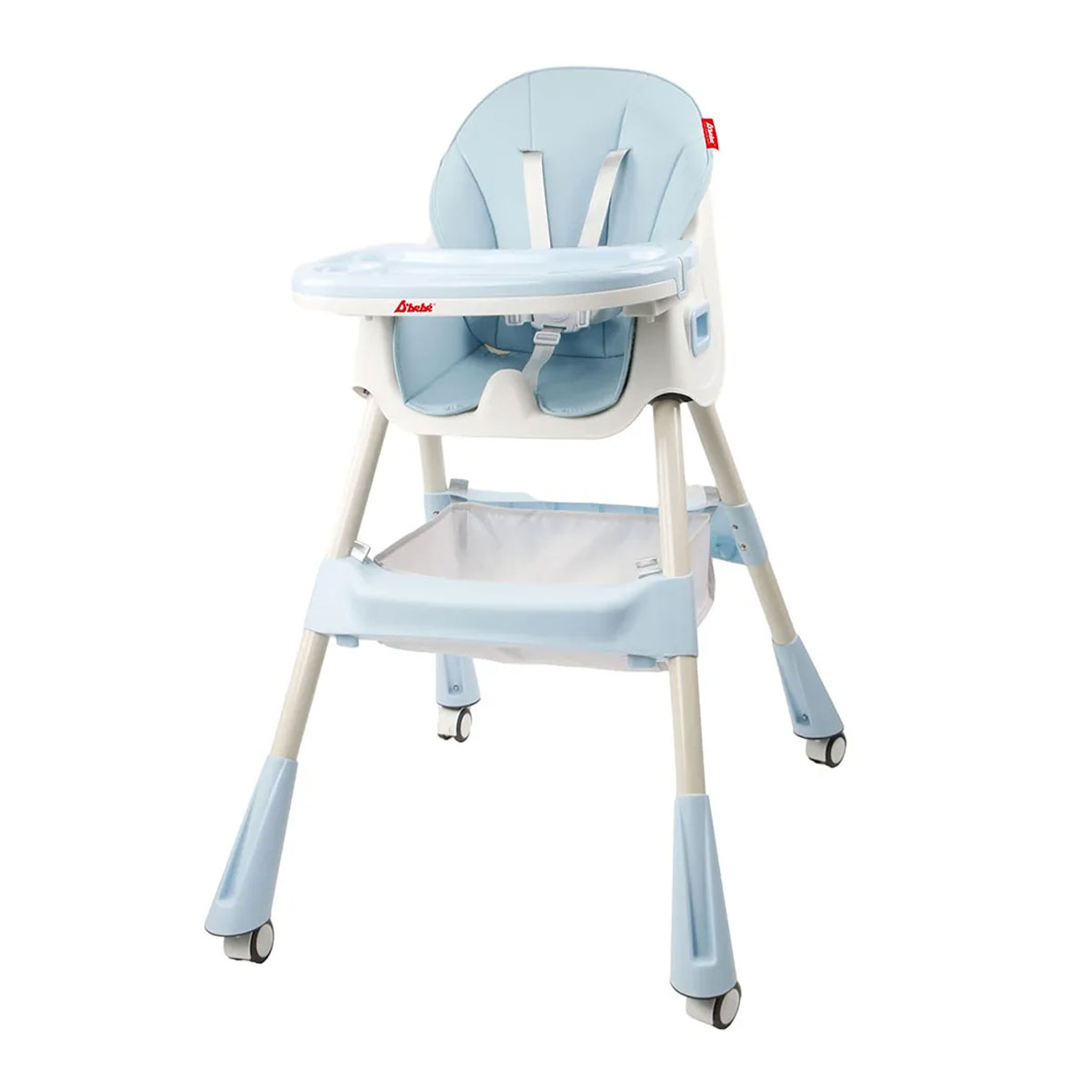 Silla Alta 3 en 1 Eat & Rock para Bebés en Azul