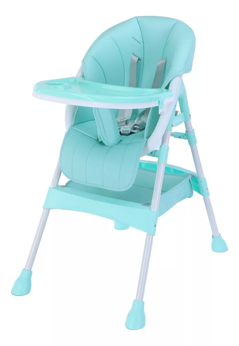 Silla Alta AEIOU BE300 Azul Convertible para Bebé $1,149