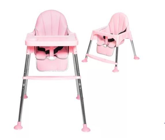 Silla Alta 2 en 1 Wünd con Charola Altura Ajustable Rosa $1,680
