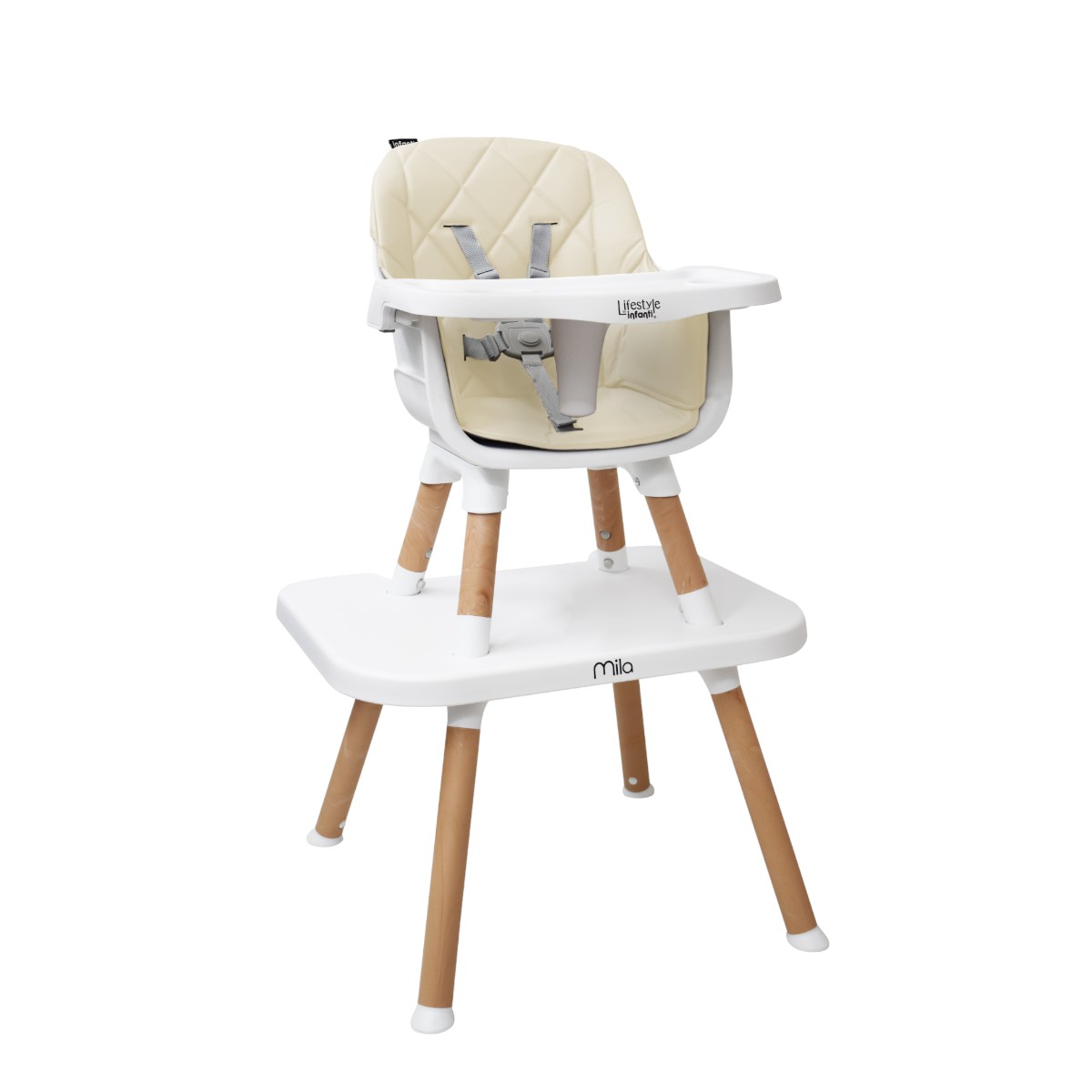 Foto 2 pulgar | Silla Alta Lifestyle By Infanti Mila Beige 6 en 1