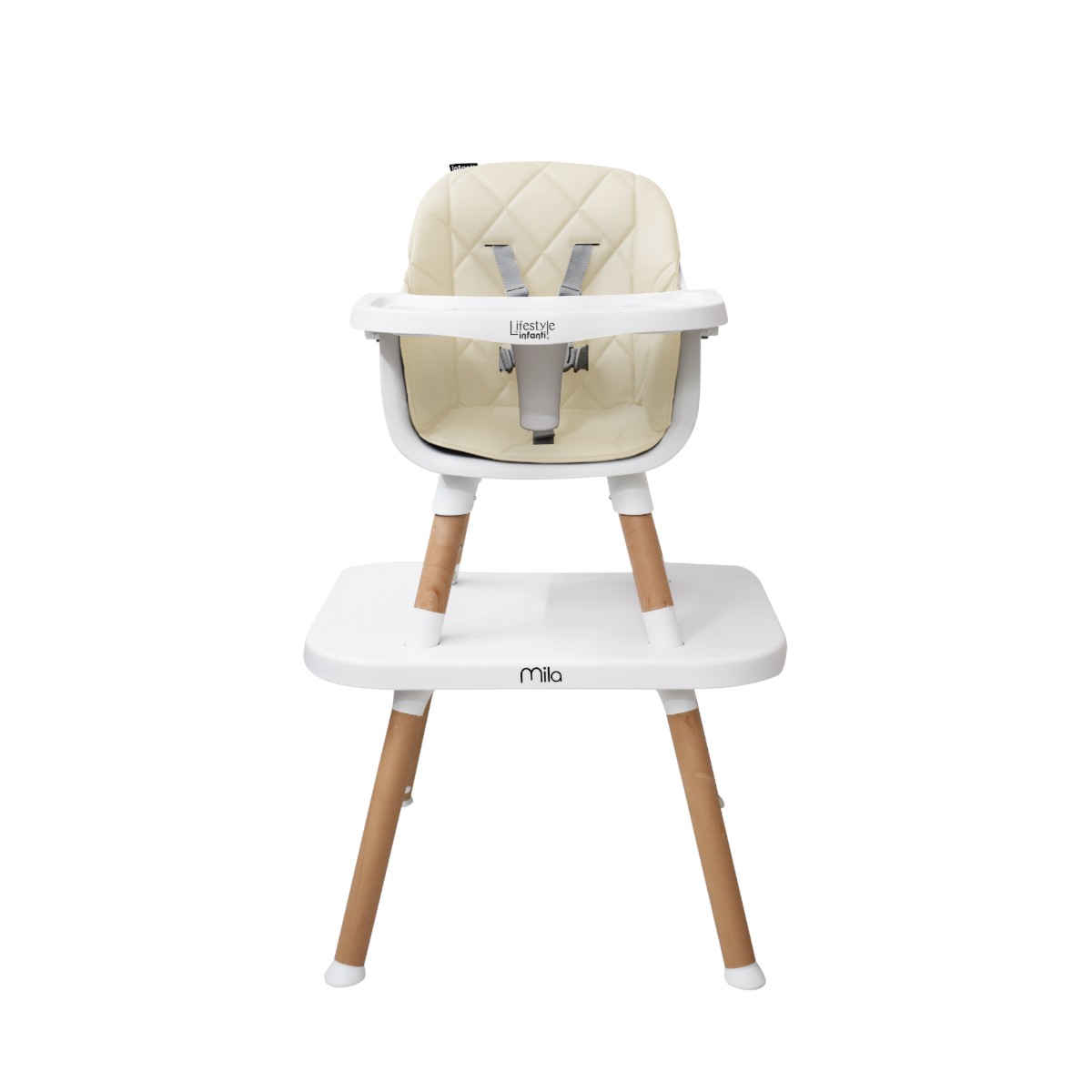Foto 3 pulgar | Silla Alta Lifestyle By Infanti Mila Beige 6 en 1