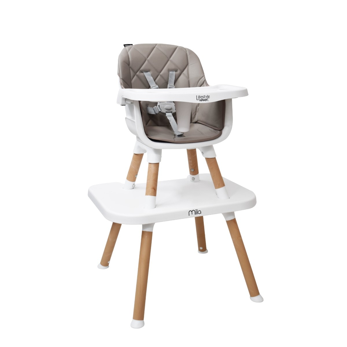 Silla Alta Lifestyle By Infanti Mila Gris 6 en 1 