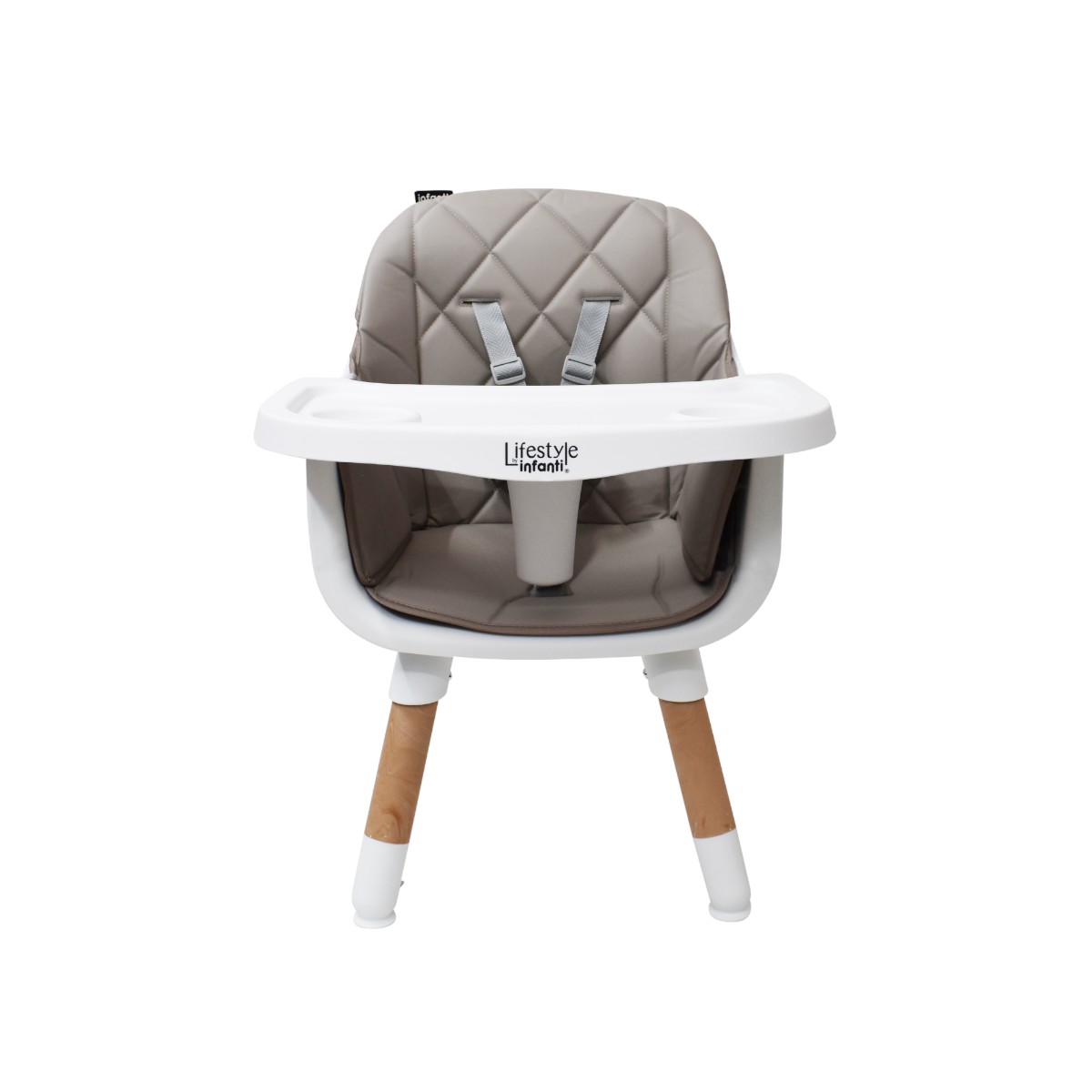 Foto 7 pulgar | Silla Alta Lifestyle By Infanti Mila Gris 6 en 1