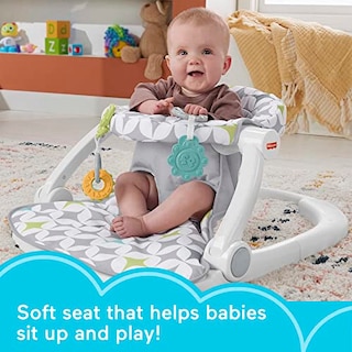 Foto 4 | Silla Portátil Para Bebés Fisher-price Con Mordedor Sin Bpa - Venta Internacional.