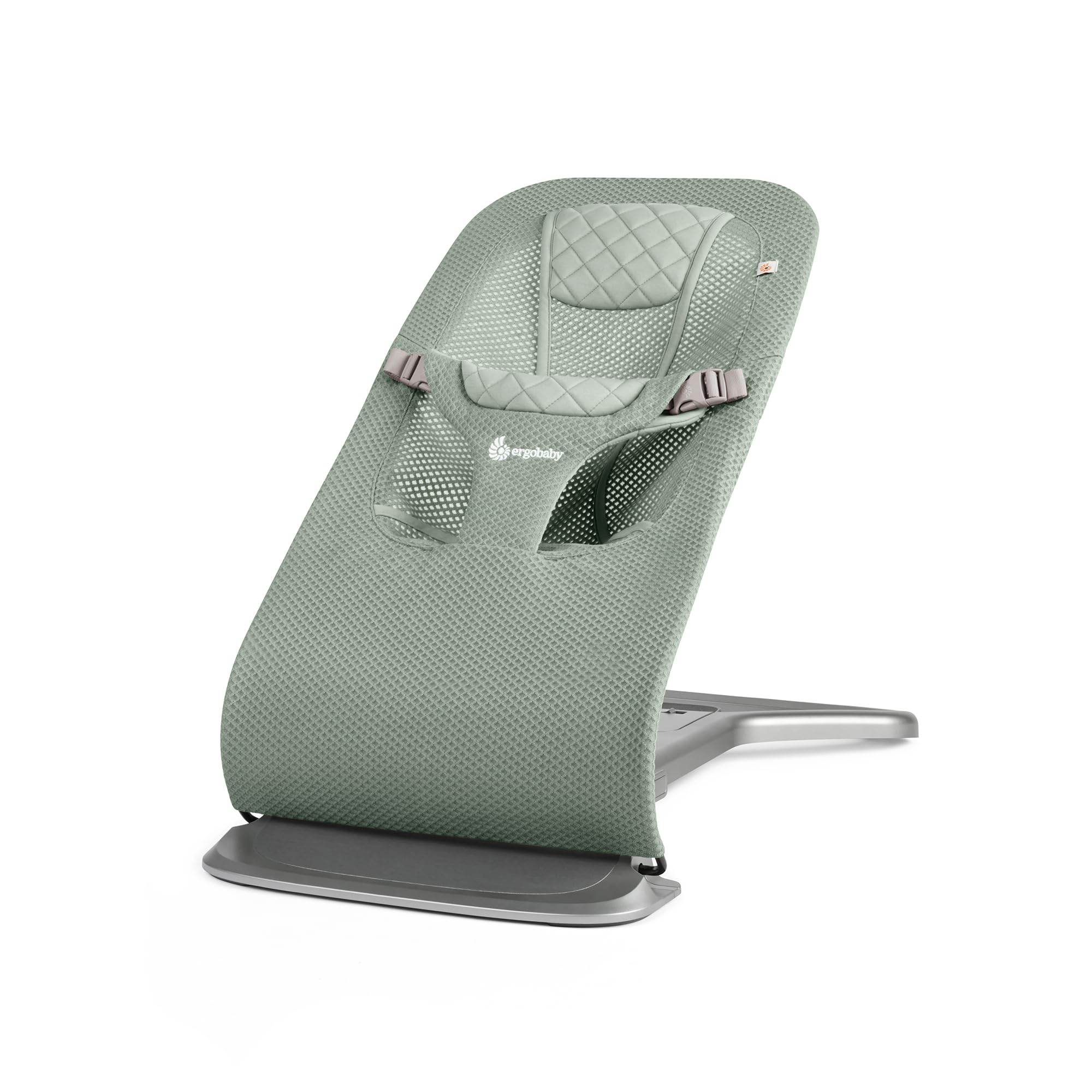 Bouncer Ergobaby Evolve, Malla Ajustable 3 En 1, Color Verde Salvia - Venta Internacional.