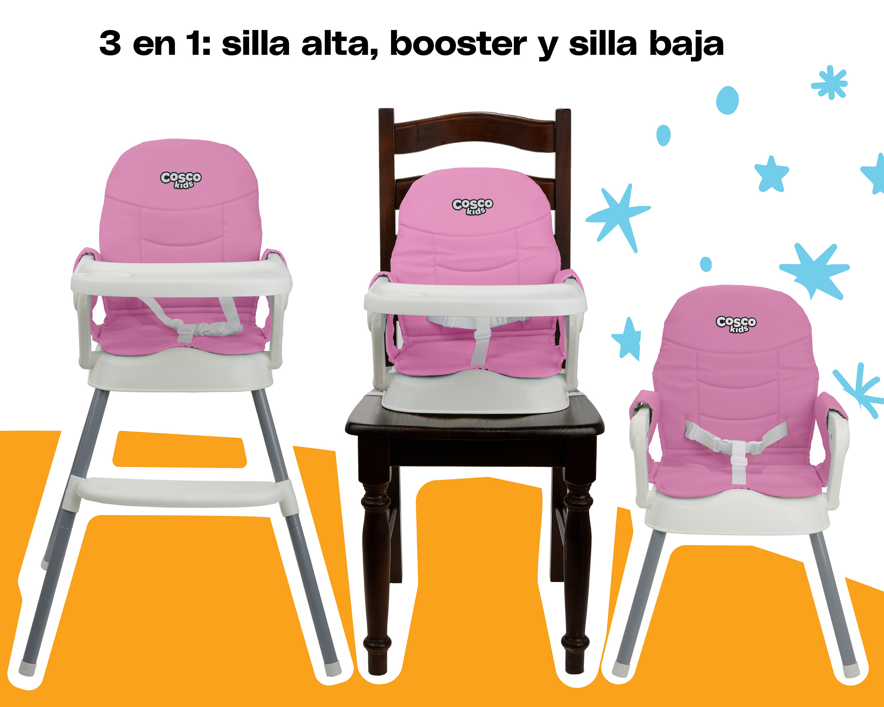 Foto 4 pulgar | Cosco Silla Alta Para Bebé Pop & Go