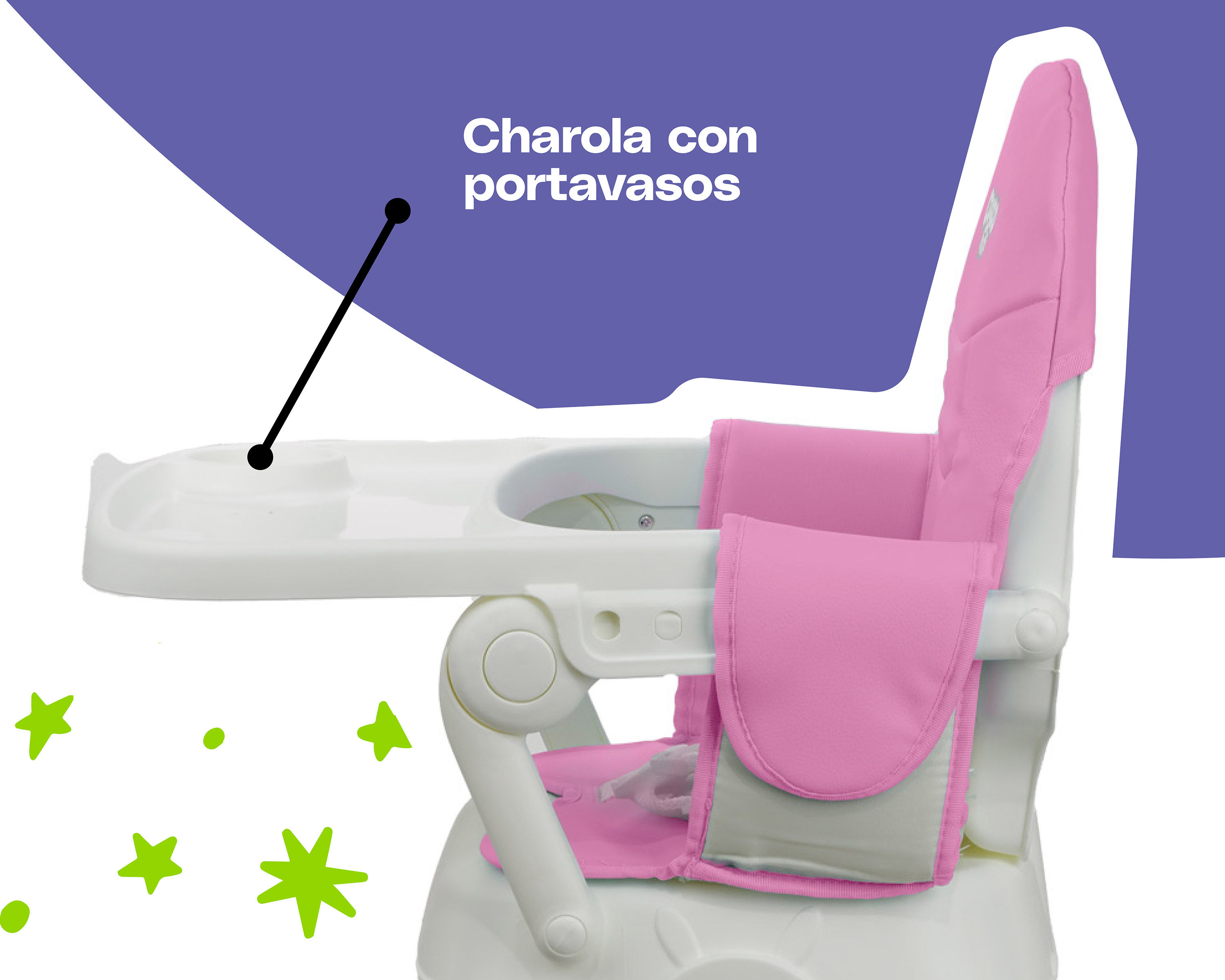 Foto 7 pulgar | Cosco Silla Alta Para Bebé Pop & Go