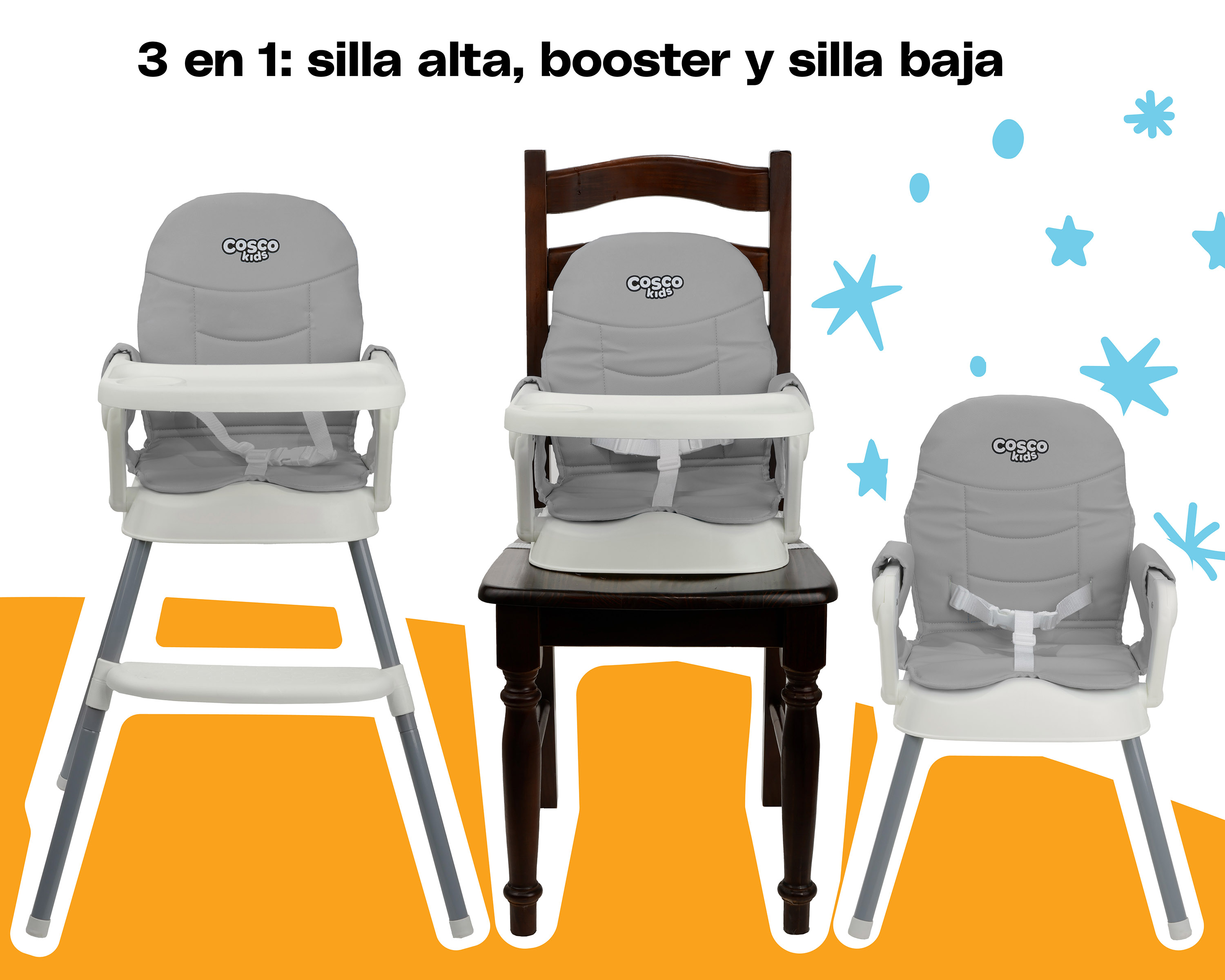 Foto 4 pulgar | Cosco Silla Alta Para Bebé Pop & Go