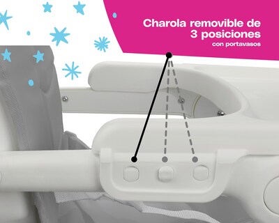 Foto 4 | Cosco Silla Alta Para Bebé Pop & Go