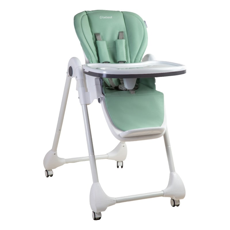 Periquera Bebesit Easyfeed Arnés 5 Puntos Bandeja Ajustable Verde $2,697
