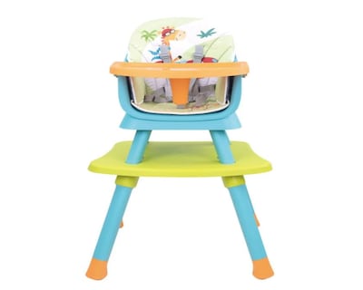 Foto 1 | Silla Alta para Bebé D'bebé 4 en 1 Grow With Me Azul con Verde