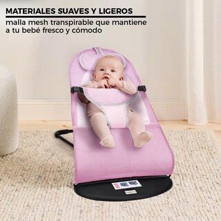Foto 2 | Silla Mecedora Bebe Columpio Infantil Portátil Ajustable Eo Safe Imports Esi-17800 Rosa