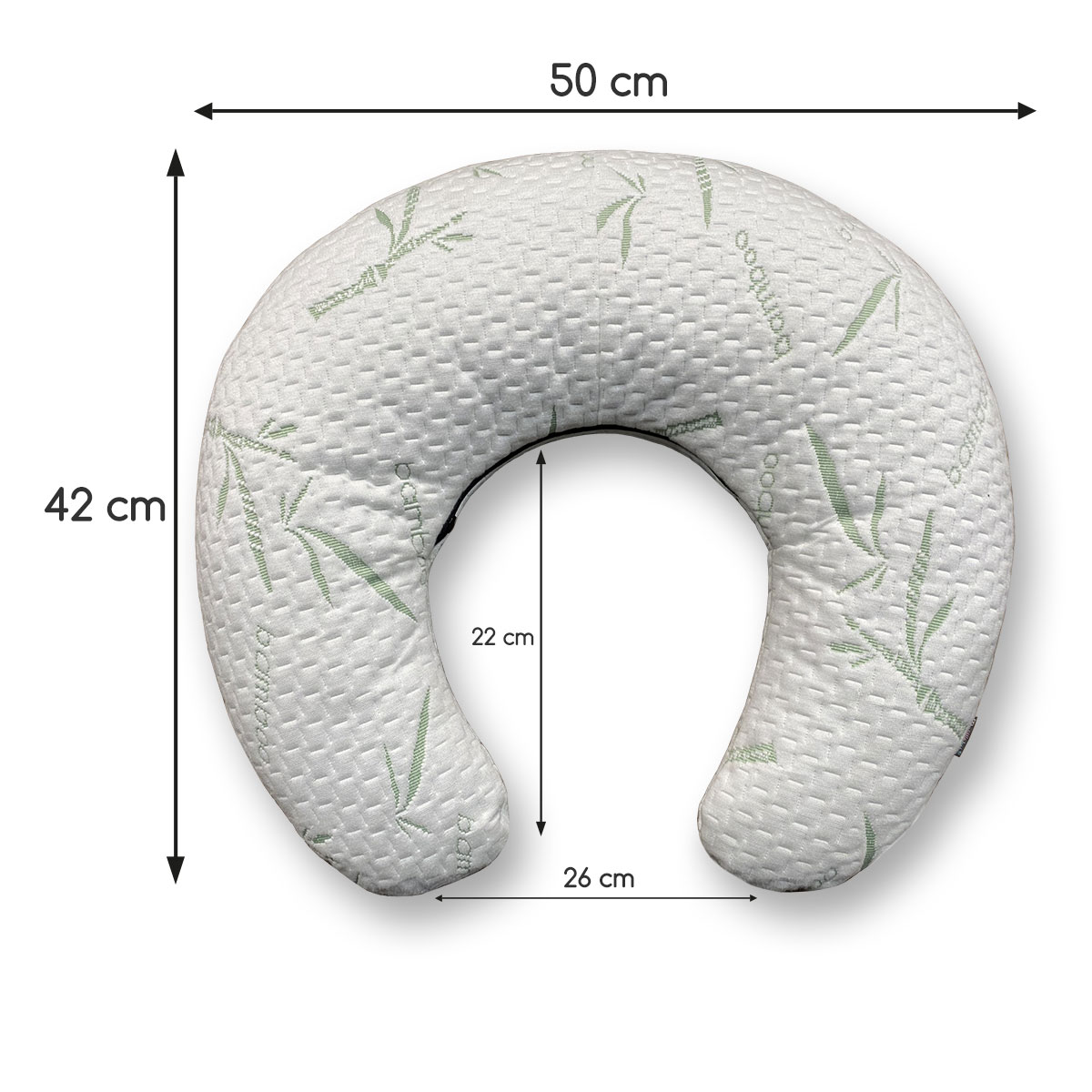 Foto 4 pulgar | Almohada De Lactancia Para Amamantar Bebe de Bambú Impermeable