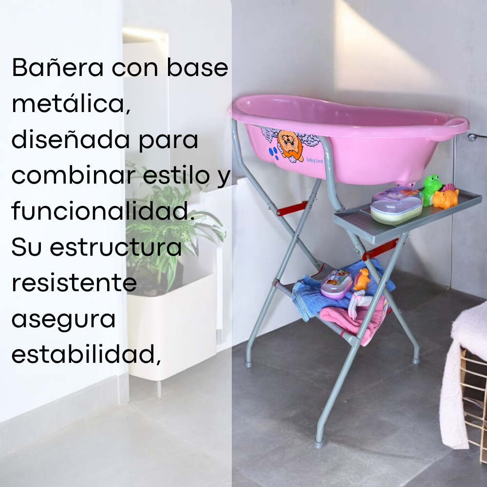 Foto 5 | Bañera Promeyco Rosa con Base