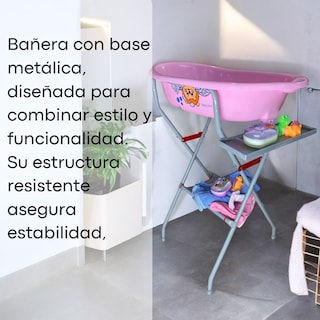 Foto 5 | Bañera Promeyco Rosa con Base