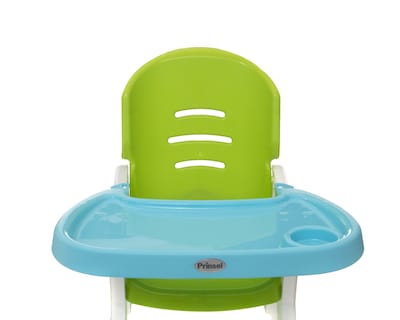 Foto 3 | Silla Periquera Bebe Prinsel Dinner Reforzada Verde Turquesa