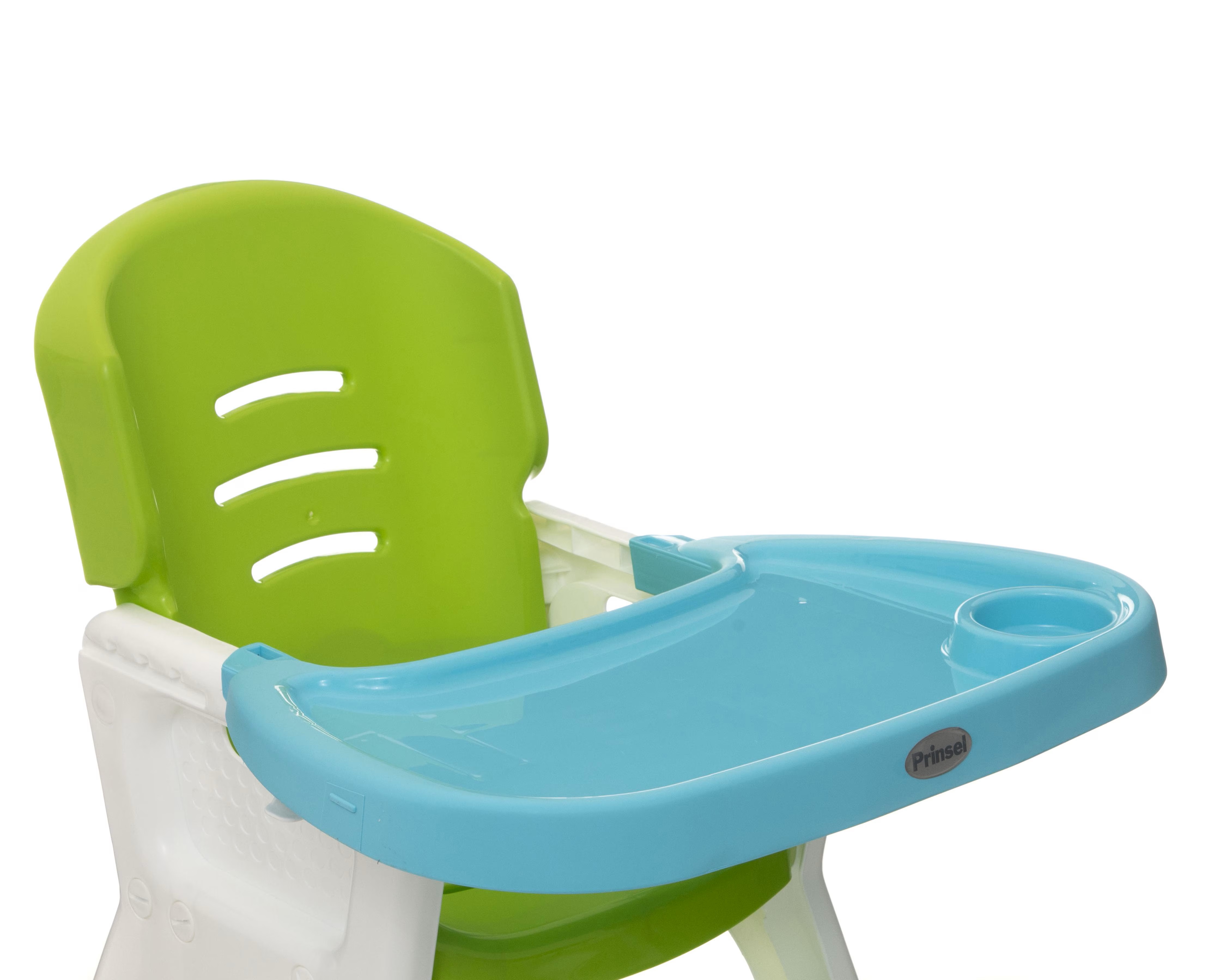 Foto 5 pulgar | Silla Periquera Bebe Prinsel Dinner Reforzada Verde Turquesa