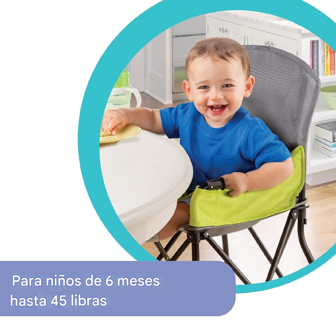 Foto 5 pulgar | Silla Periquera Plegable Summer Verde para Bebé