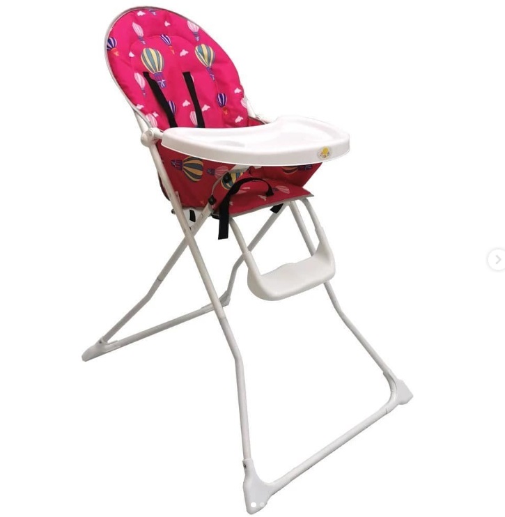 Foto 2 pulgar | Silla Periquera Para Bebés Aeiou Thc010 Plegable Rosa