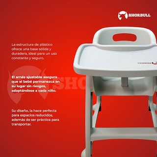 Foto 6 | Silla Alta Periquera Shorbull para Bebé