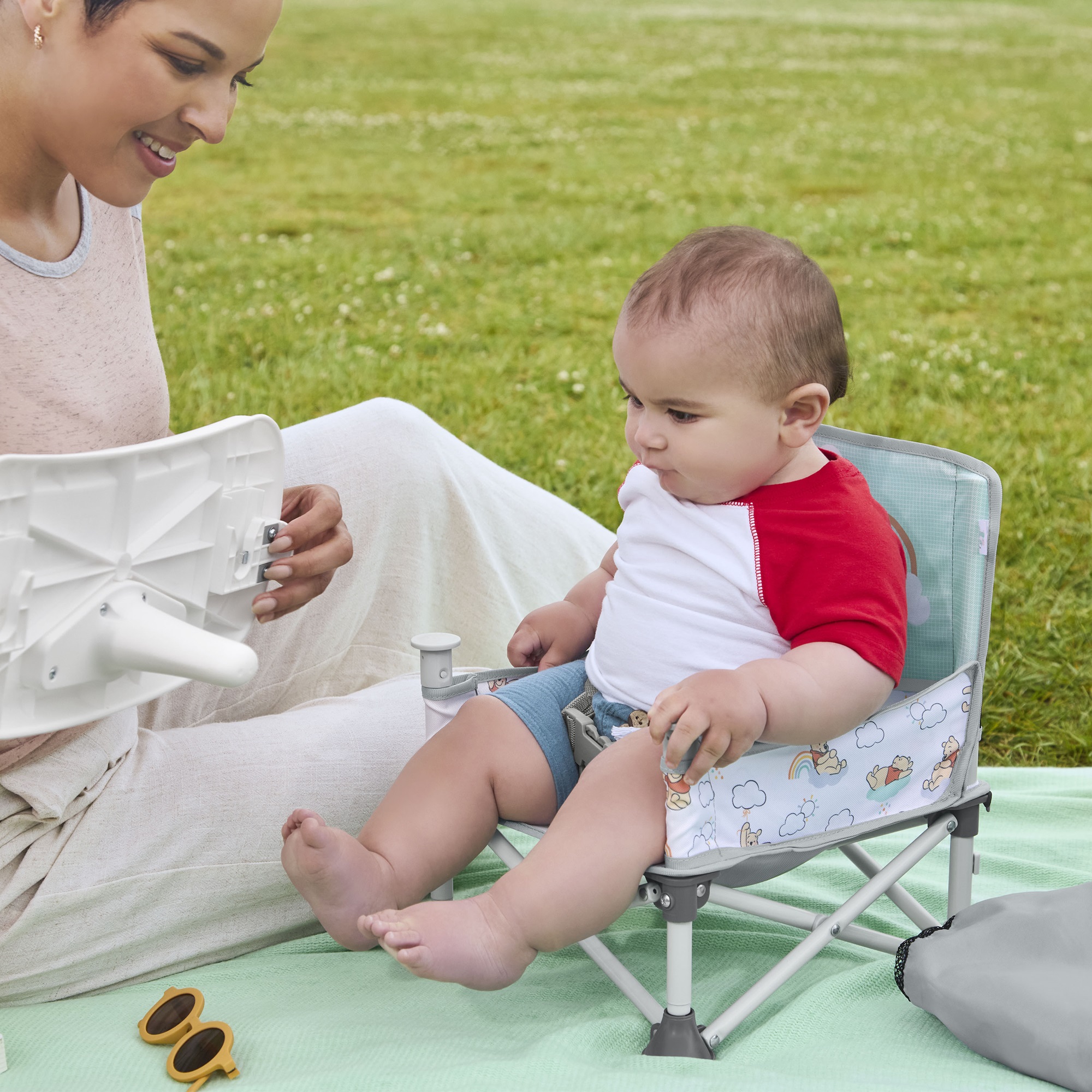 Foto 2 | Booster Silla Periquera Para Bebé Bright Starts Pop Up Pooh