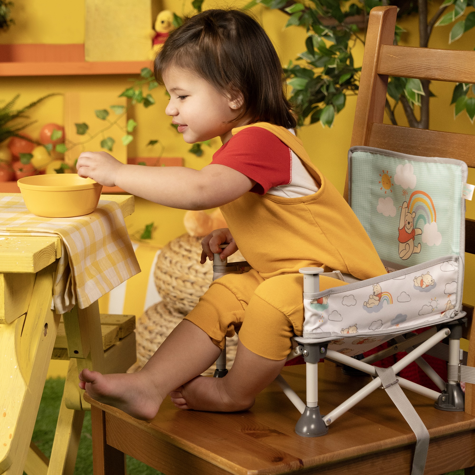 Foto 3 | Booster Silla Periquera Para Bebé Bright Starts Pop Up Pooh