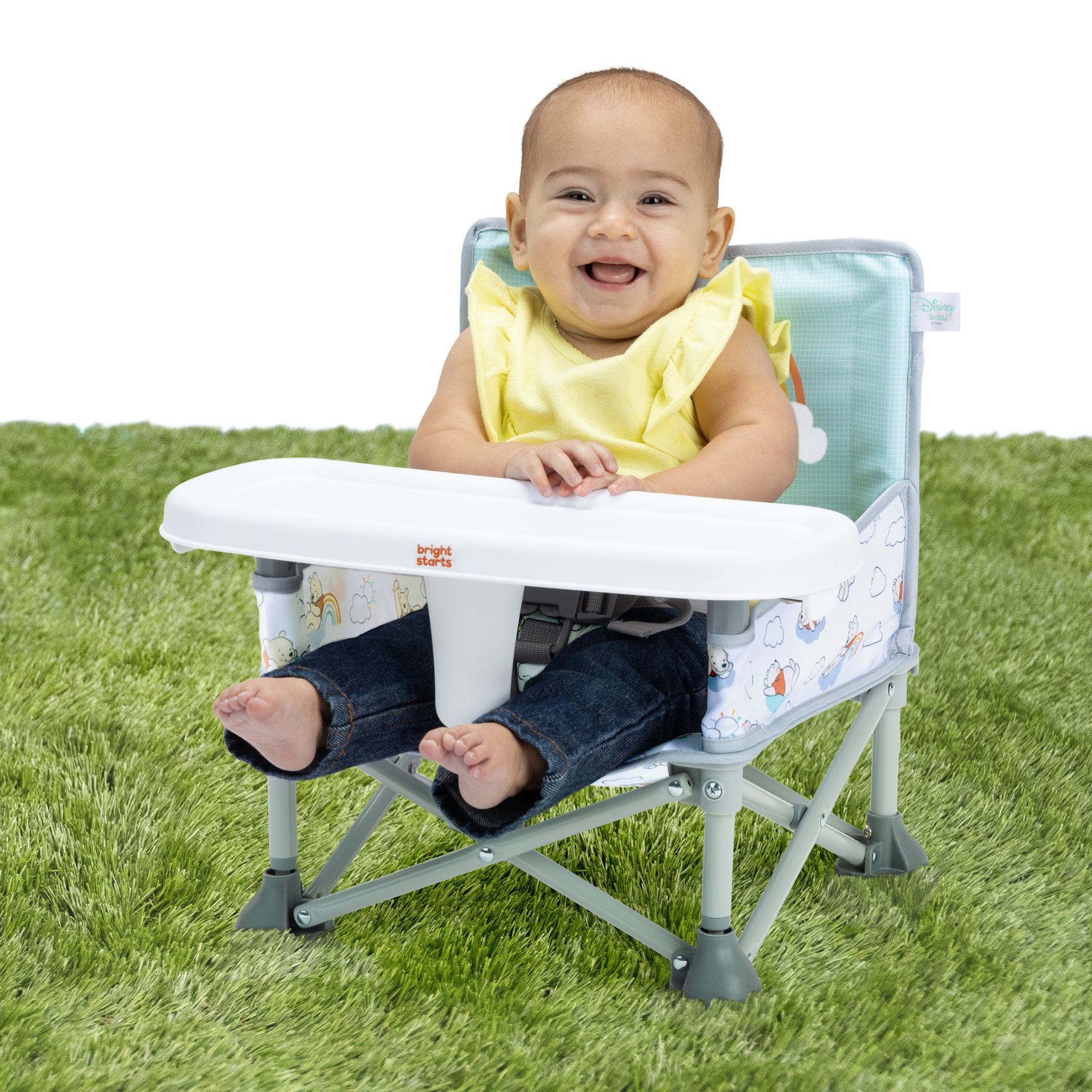 Foto 7 | Booster Silla Periquera Para Bebé Bright Starts Pop Up Pooh