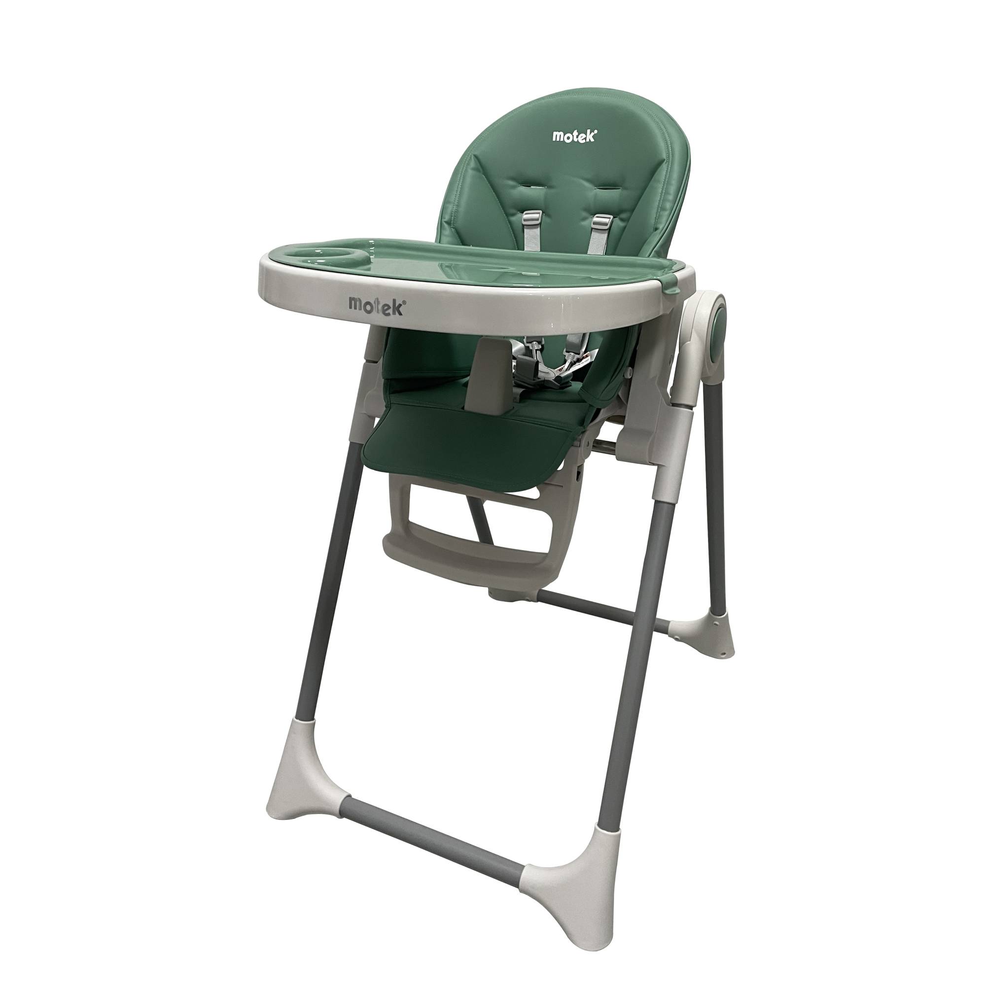 Foto 3 pulgar | Silla Alta Motek Isabella Bebe Deluxe Verde