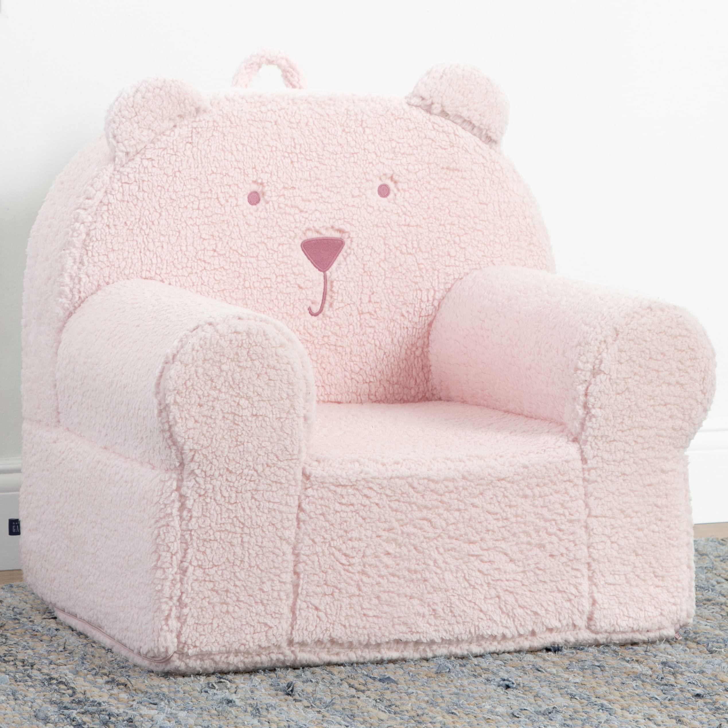Foto 3 pulgar | Silla Delta Children Gap Babygap Sherpa Bear Blush - Venta Internacional.