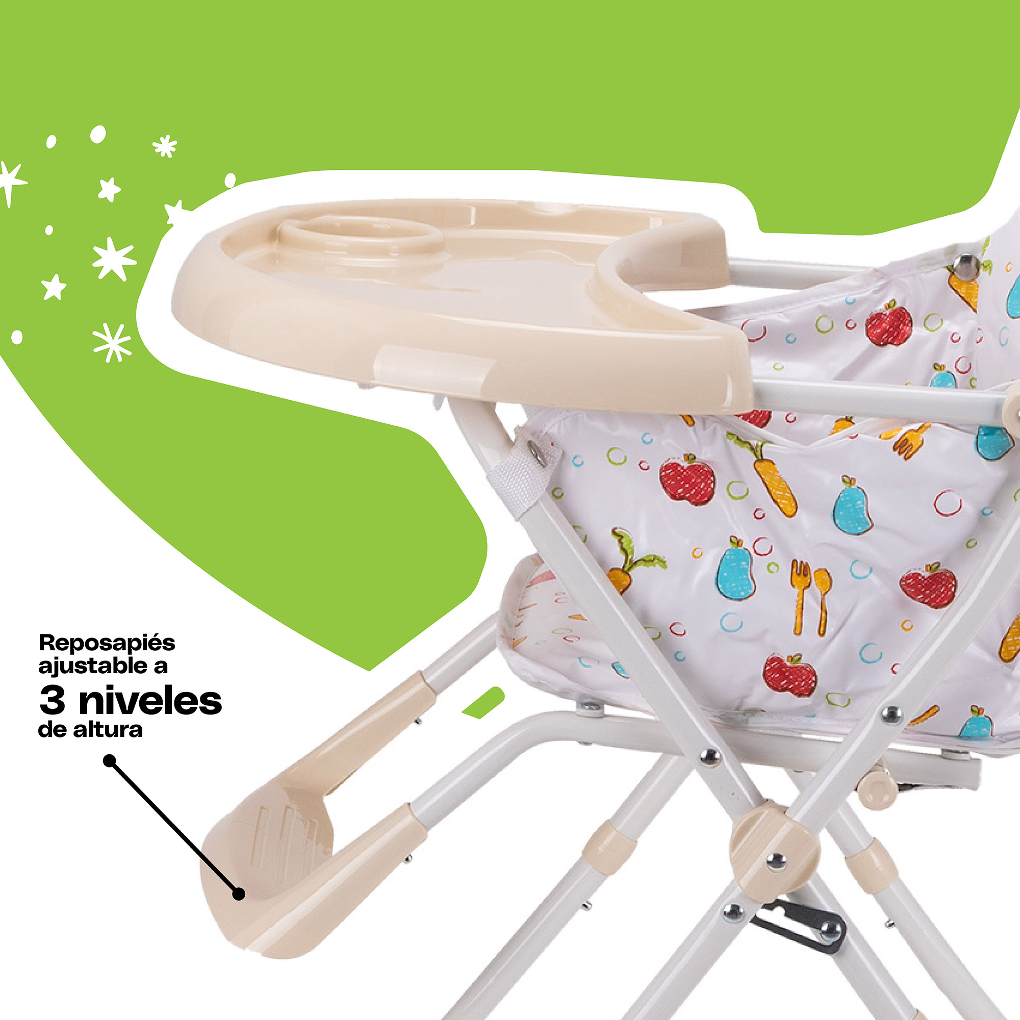 Foto 4 pulgar | Cosco Silla Alta Para Bebé Snack