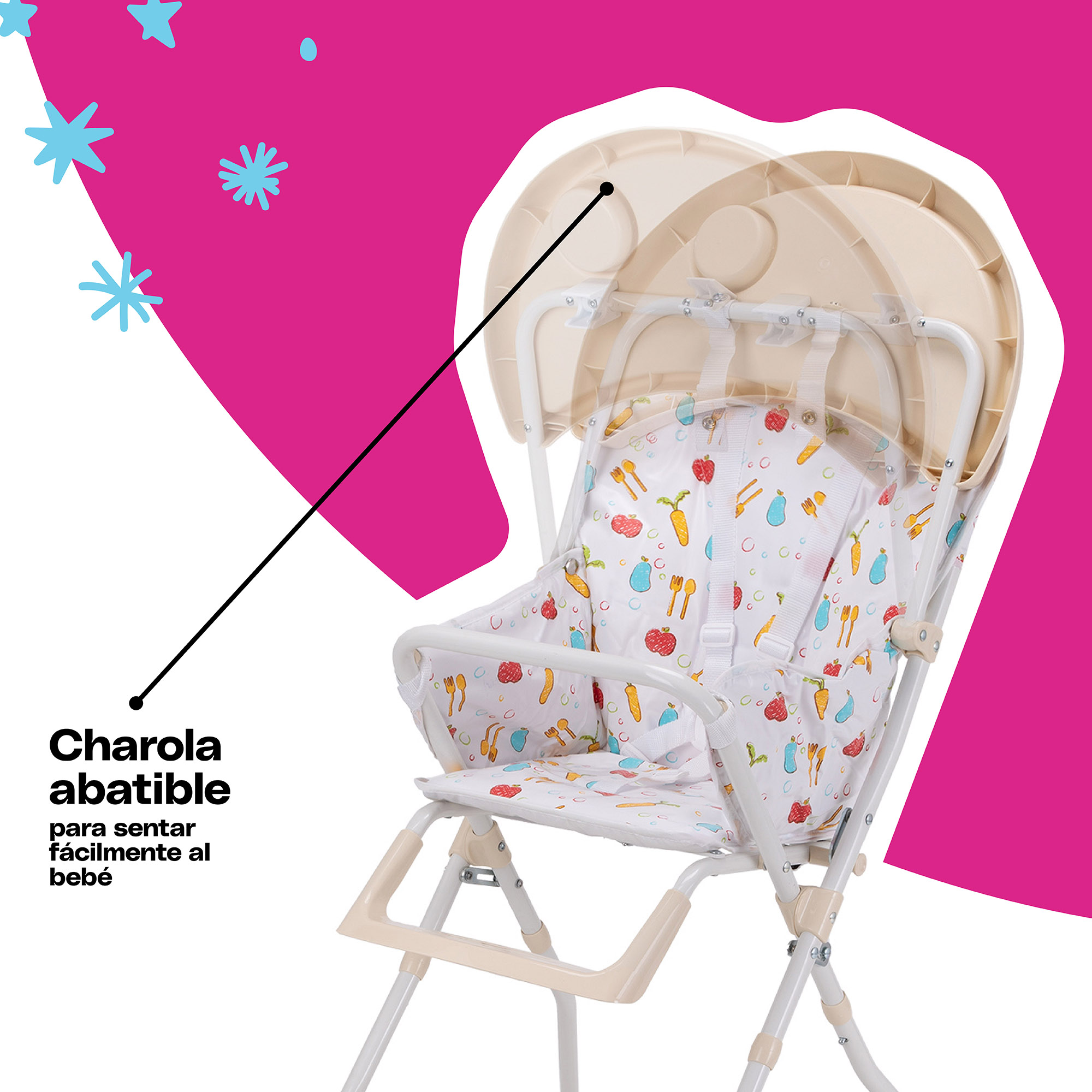 Foto 5 pulgar | Cosco Silla Alta Para Bebé Snack
