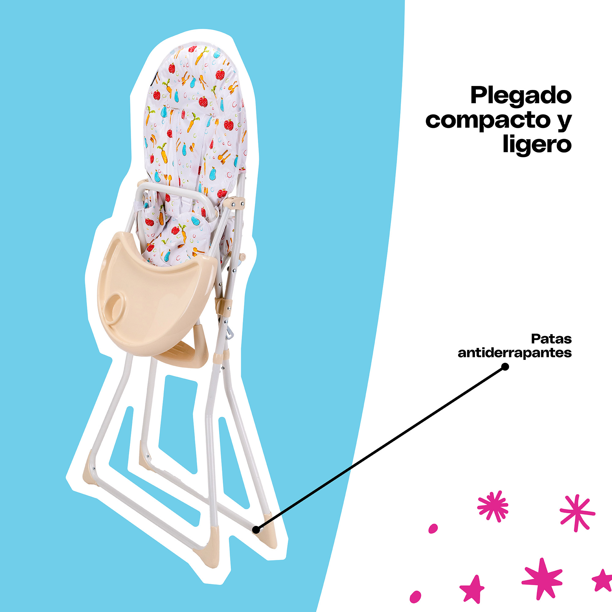 Foto 6 pulgar | Cosco Silla Alta Para Bebé Snack