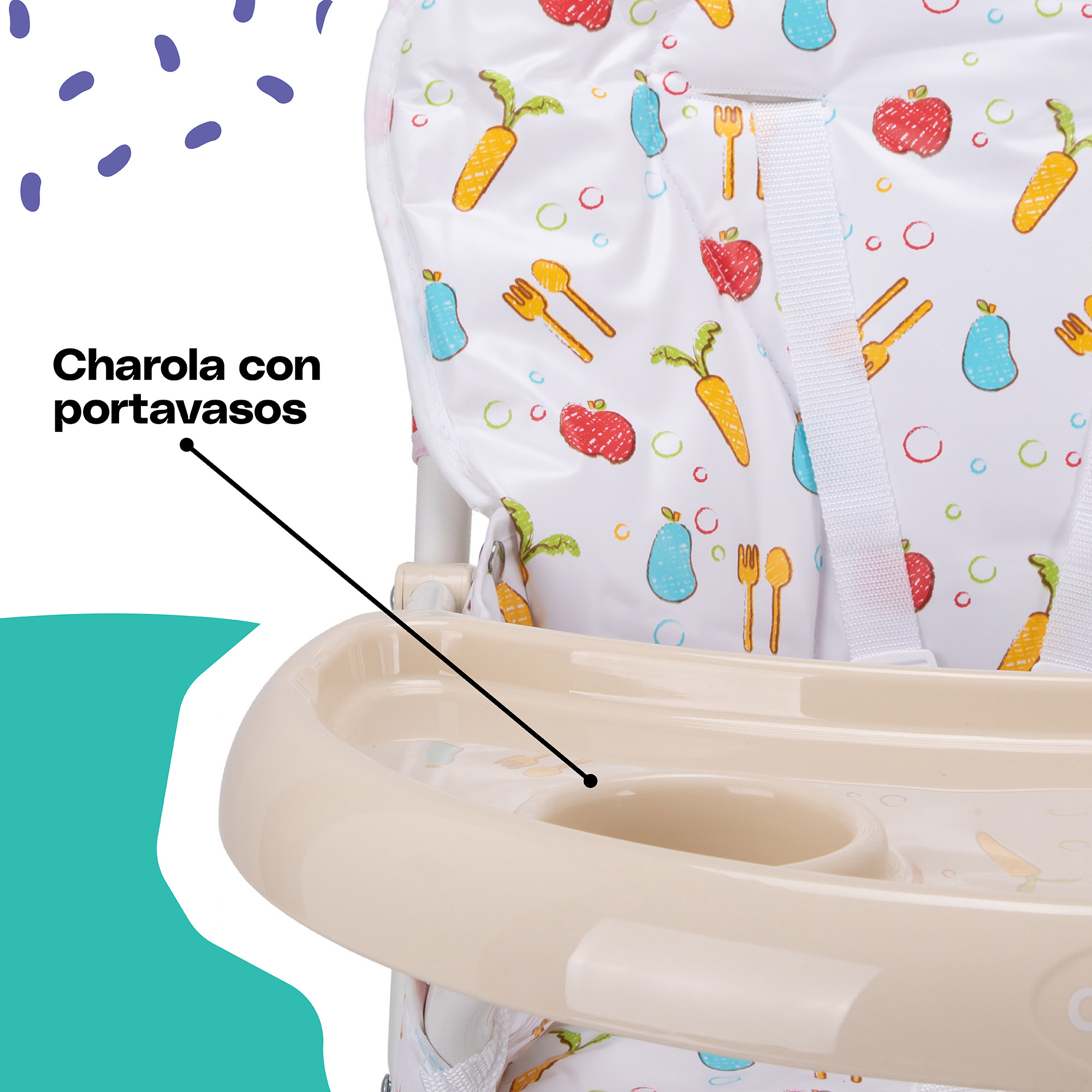 Foto 7 pulgar | Cosco Silla Alta Para Bebé Snack