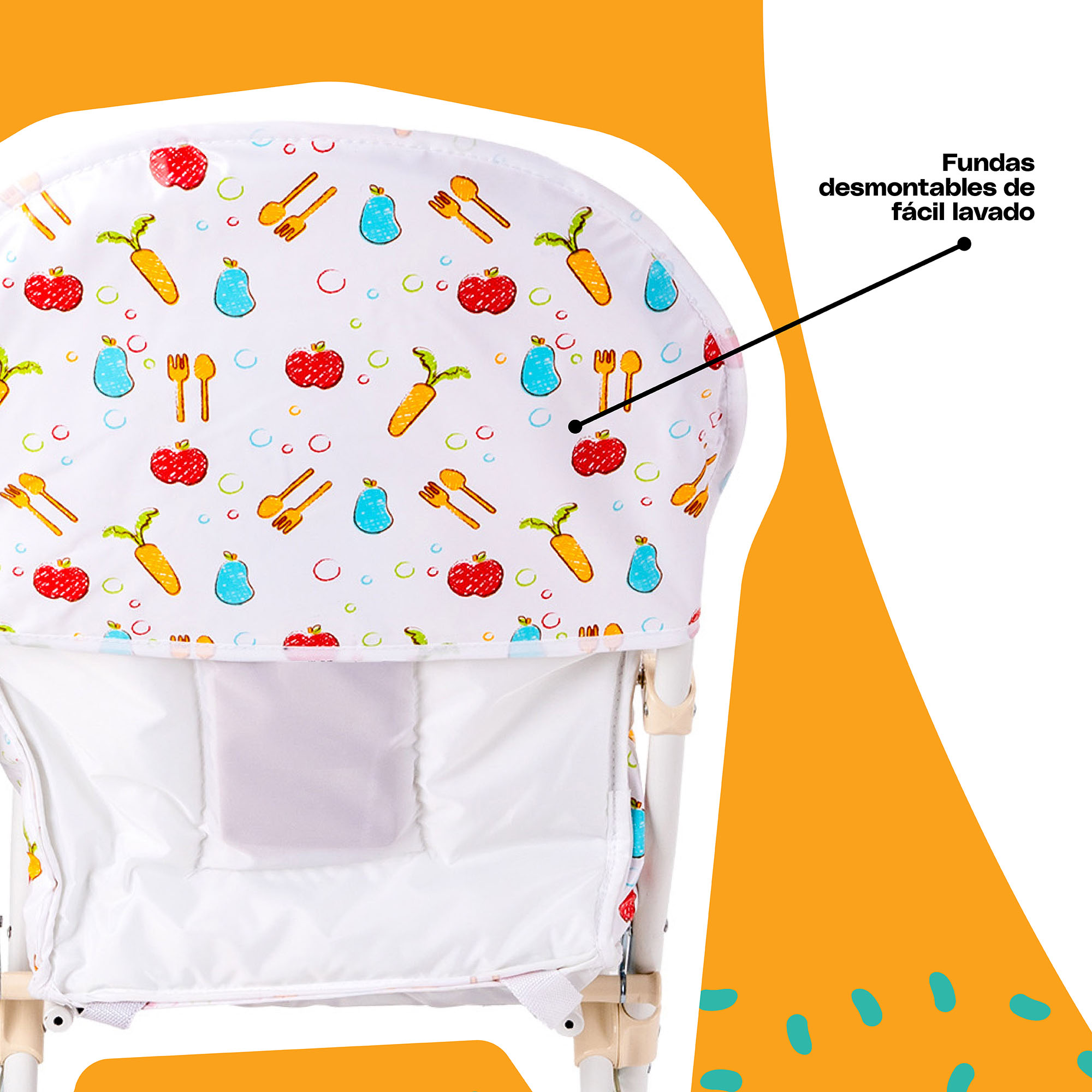 Foto 7 | Cosco Silla Alta Para Bebé Snack