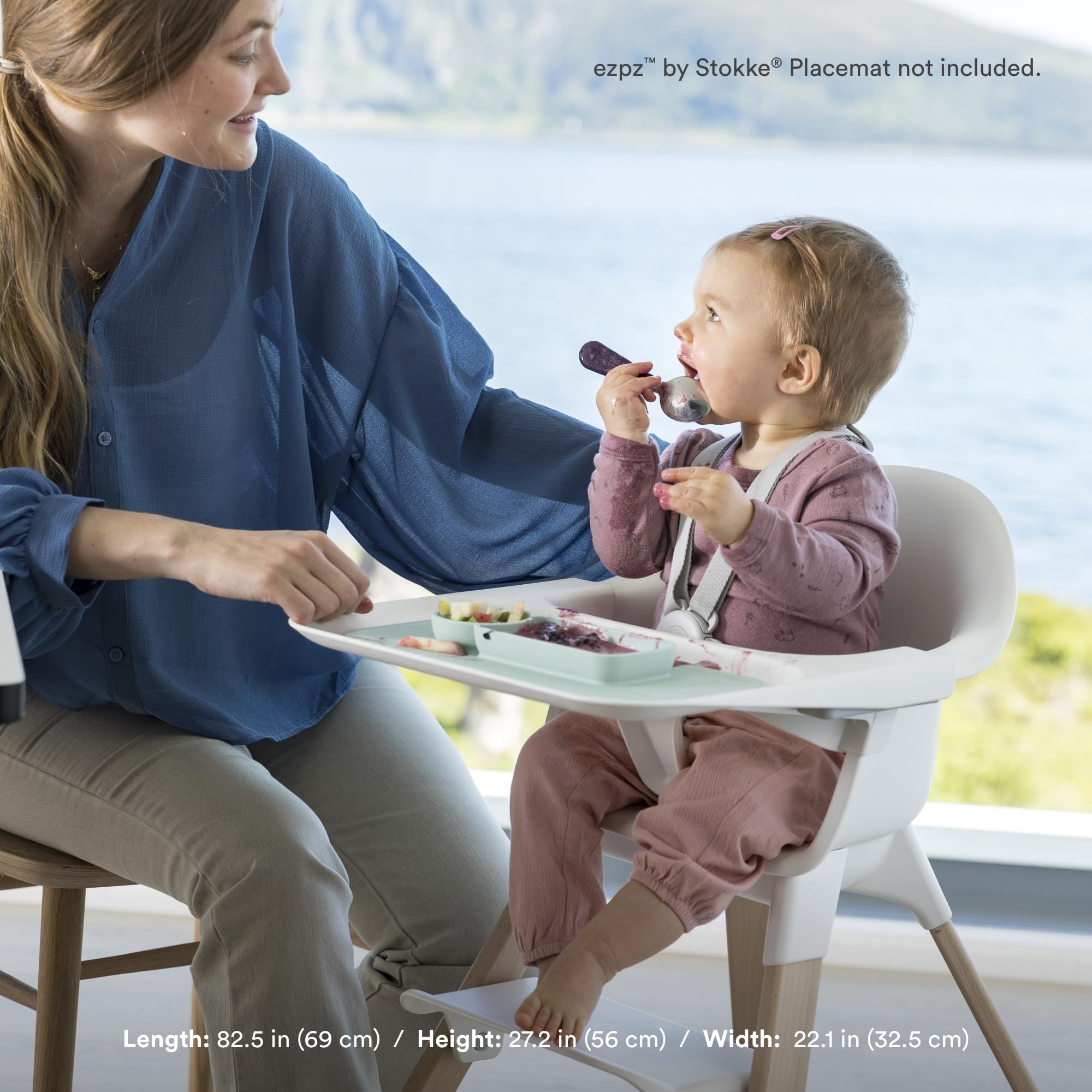 Foto 5 pulgar | Trona Stokke Clikk Cloud Grey Con Bolsa De Viaje Gris 6-36 M - Venta Internacional.