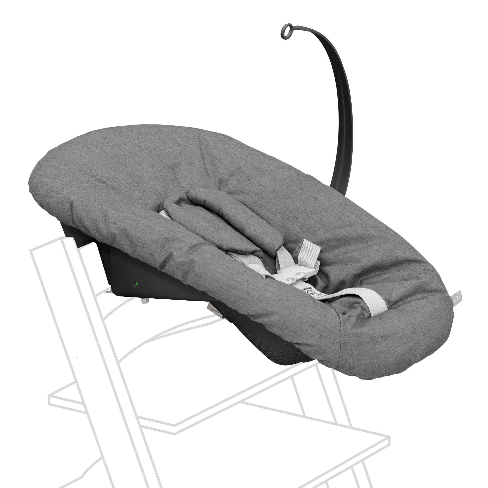 Foto 2 pulgar | Set De Silla Stokke Tripp Trapp Para Recién Nacidos, Antracita, Hasta 9 Kg - Venta Internacional.