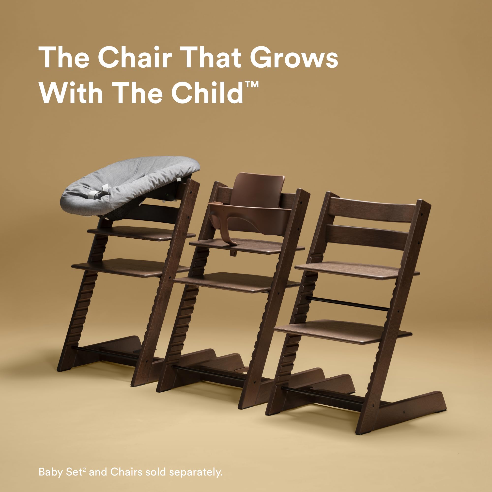 Foto 5 pulgar | Set De Silla Stokke Tripp Trapp Para Recién Nacidos, Antracita, Hasta 9 Kg - Venta Internacional.