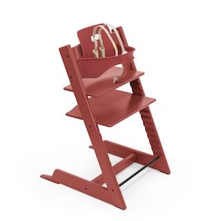 Foto 1 | Trona Stokke Tripp Trapp De Color Rojo Cálido Con Juego Para Bebés De 6 A 36 Meses - Venta Internacional.