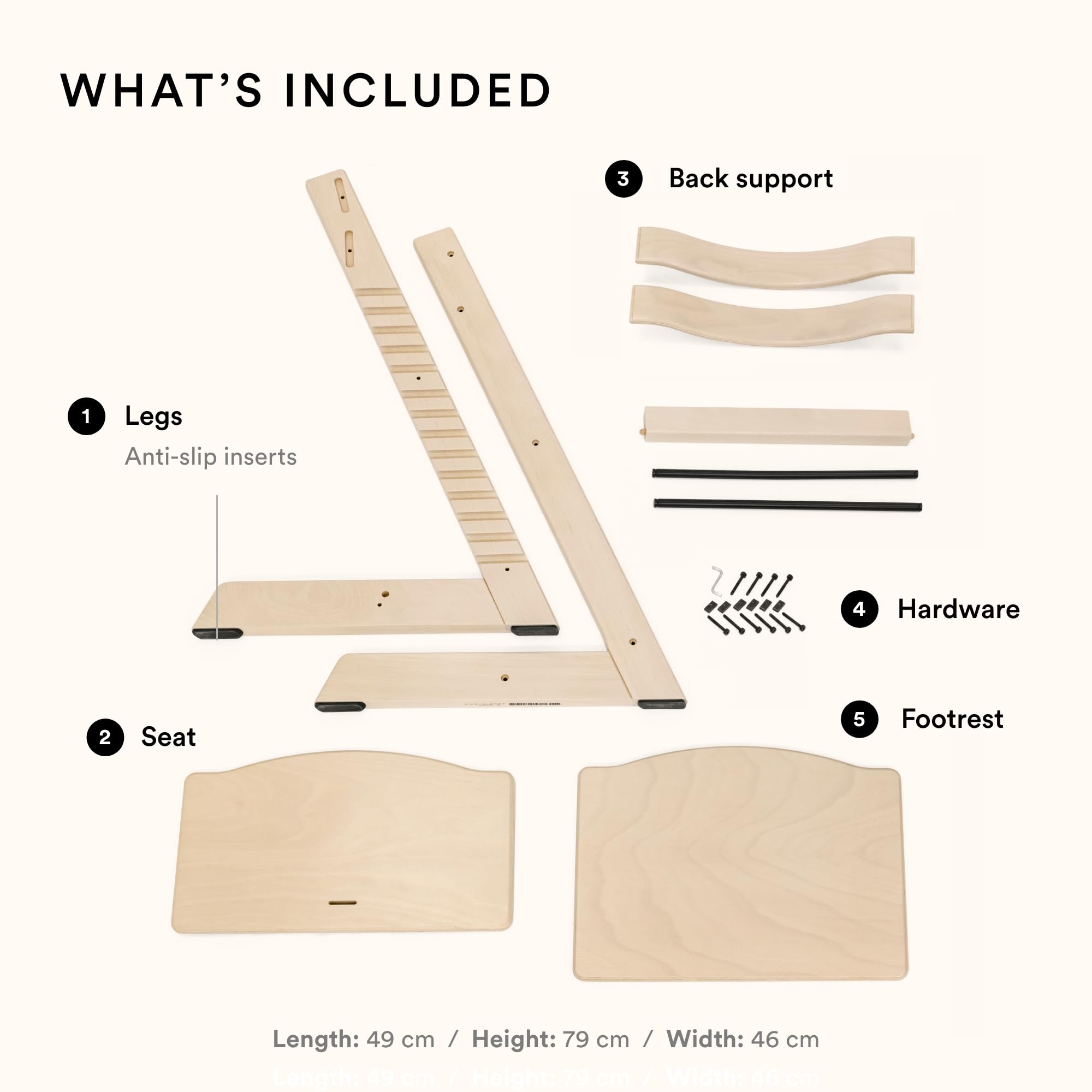 Foto 4 pulgar | Silla Stokke Tripp Trapp Terracotta Ajustable Terracota - Venta Internacional.