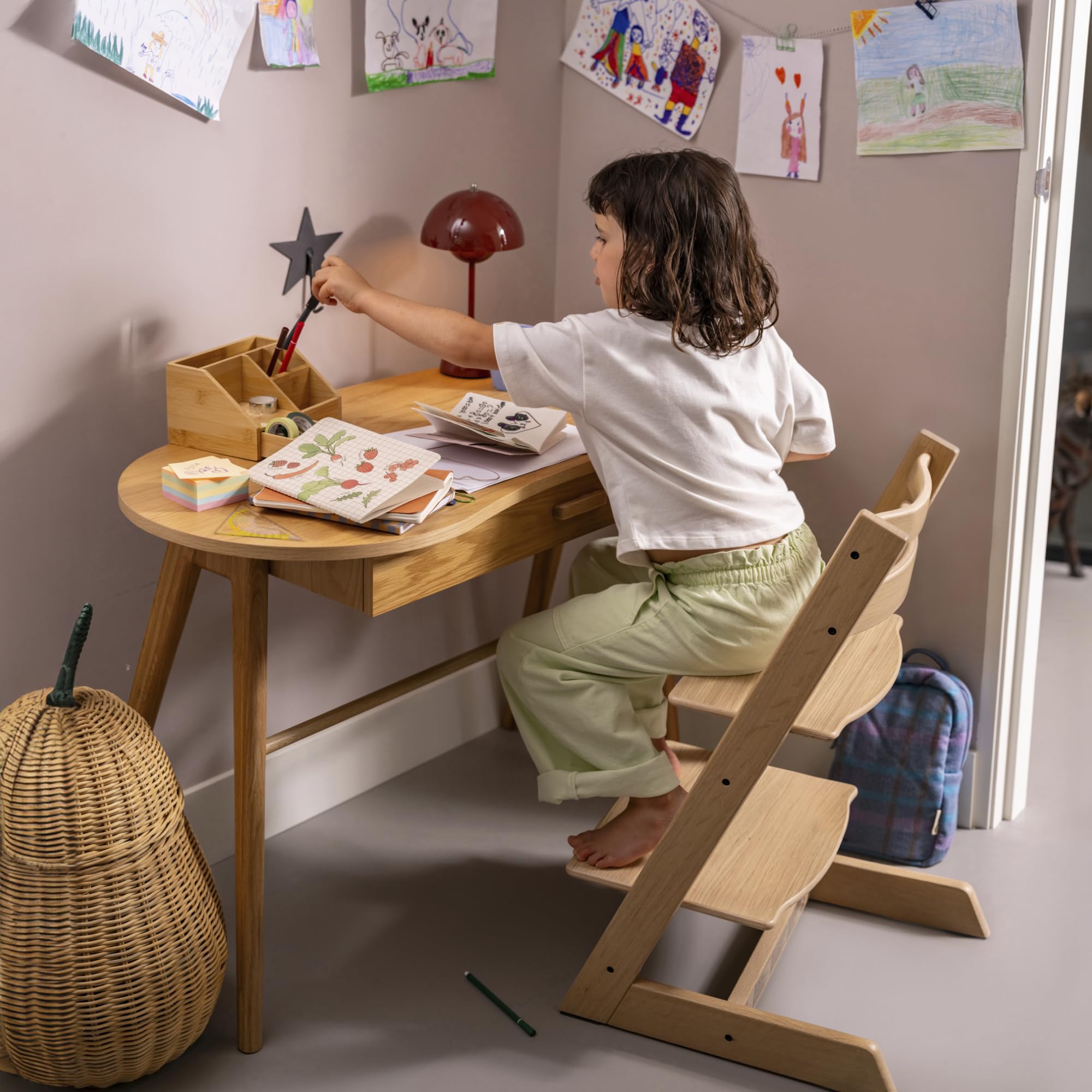 Foto 7 pulgar | Trona Stokke Tripp Trapp De Madera Natural Ajustable - Venta Internacional.
