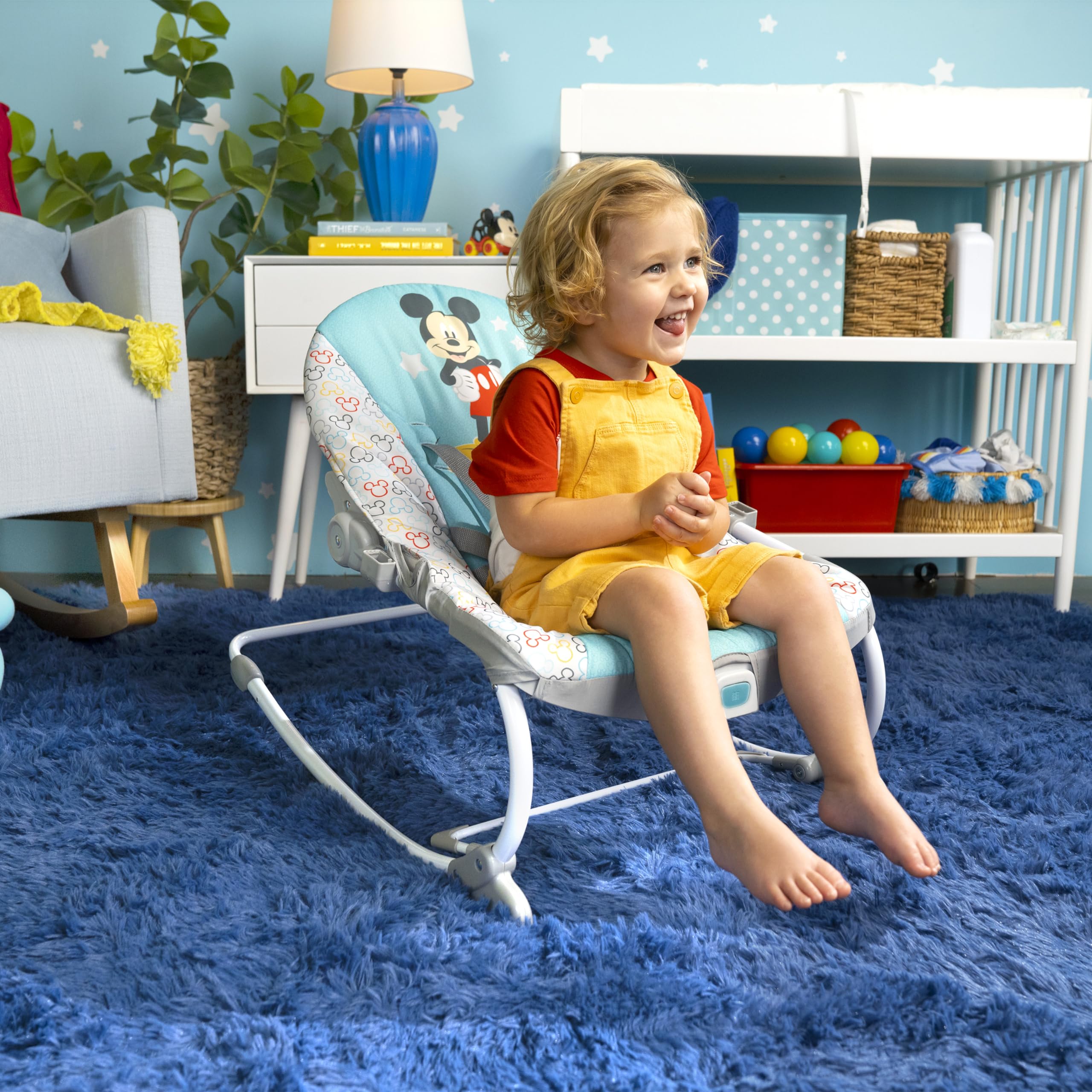 Foto 5 pulgar | Rocker & Seat Bright Starts Disney Baby Mickey Mouse 0-30 M - Venta Internacional.