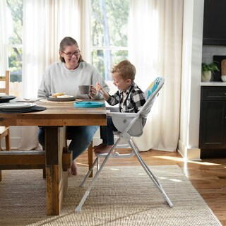 Foto 6 | Silla Periquera Para Bebé Baby Einstein Snack & Splash 2en1