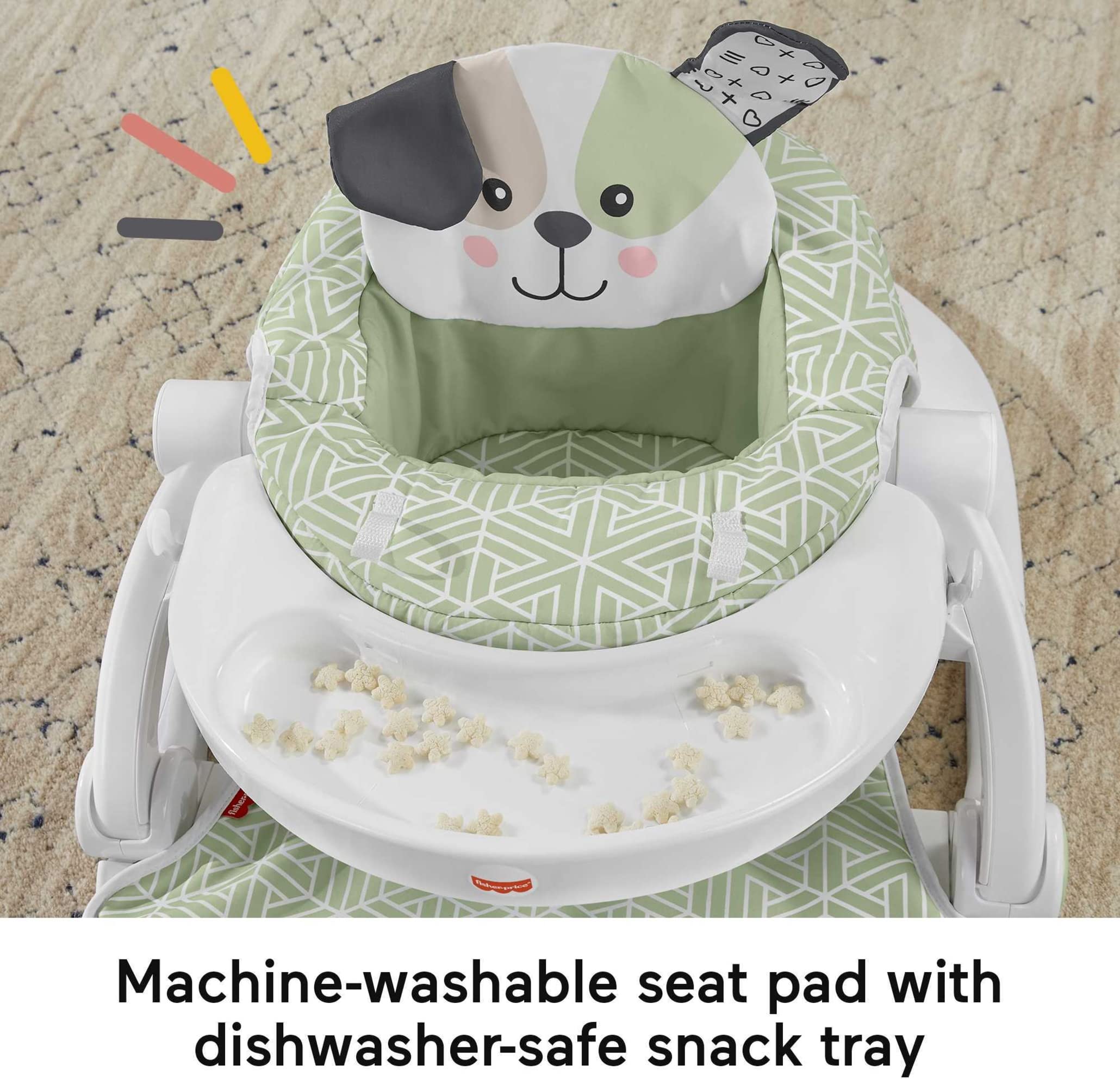 Foto 4 pulgar | Silla Portátil Para Bebés Fisher-price Sit-me-up Con Bandeja Para Aperitivos - Venta Internacional.