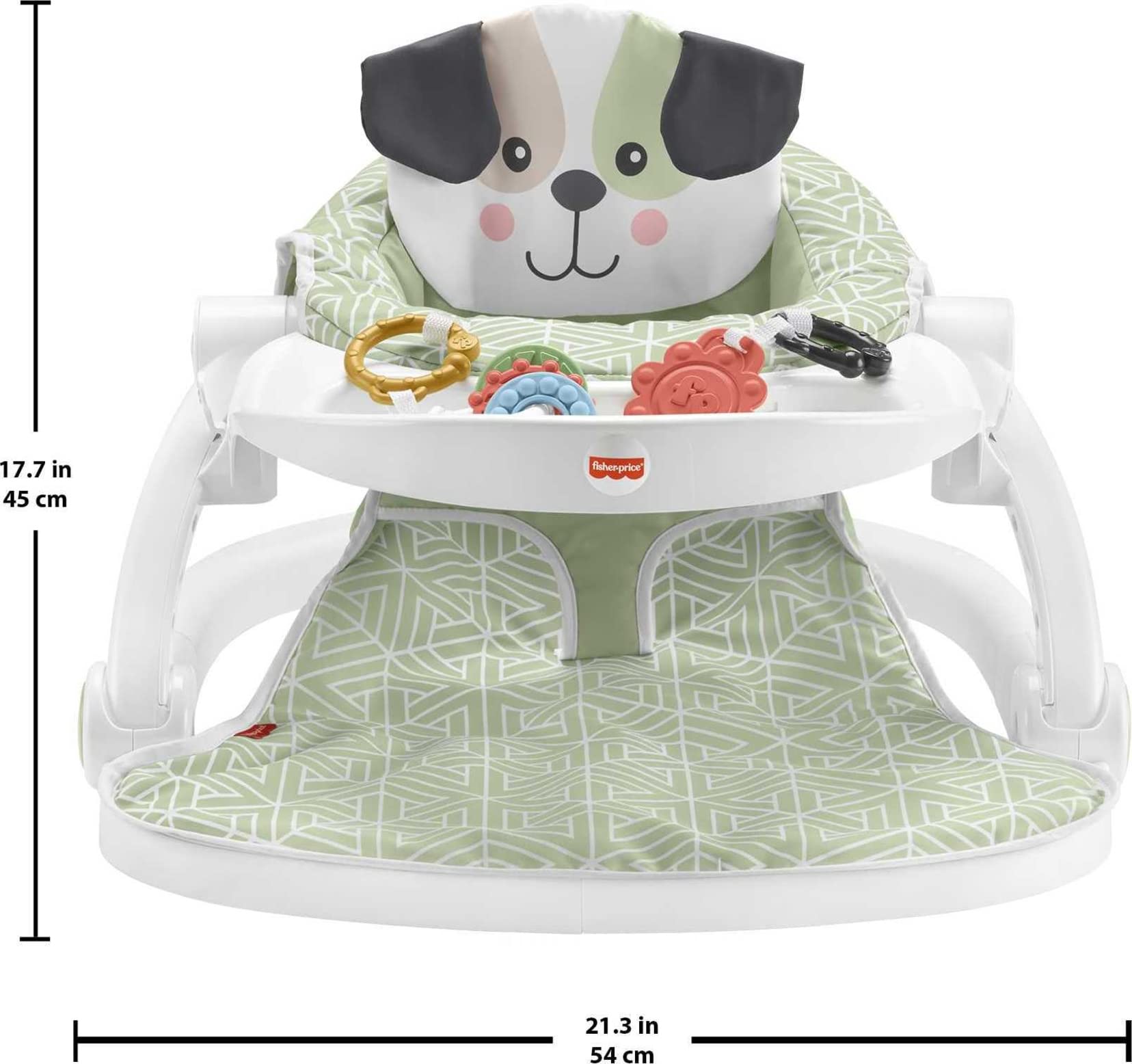 Foto 7 pulgar | Silla Portátil Para Bebés Fisher-price Sit-me-up Con Bandeja Para Aperitivos - Venta Internacional.