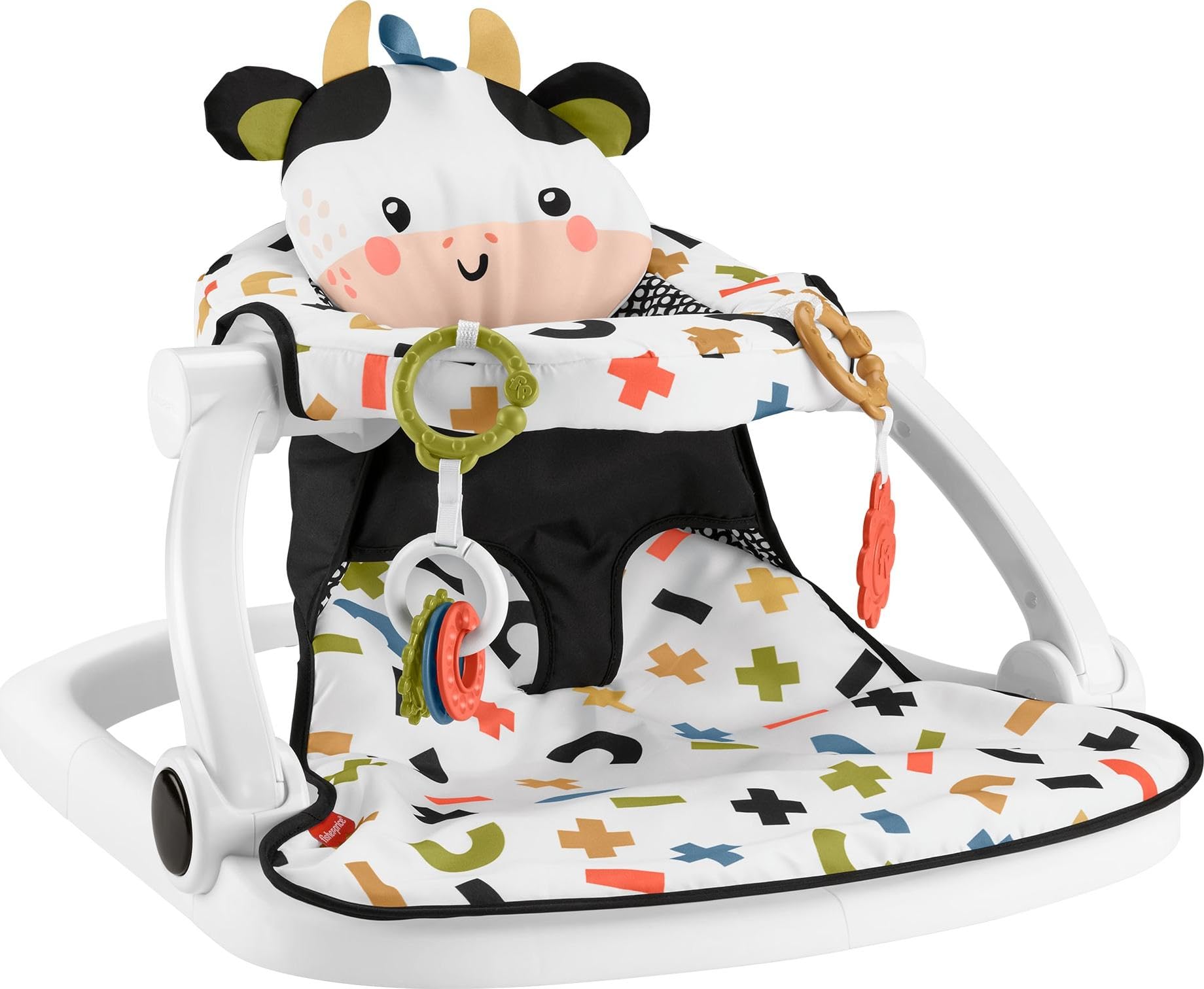 Foto 1 | Silla Portátil Para Bebés Fisher-price Cute Cow Sit-me-up - Venta Internacional.