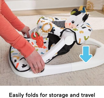 Foto 3 | Silla Portátil Para Bebés Fisher-price Cute Cow Sit-me-up - Venta Internacional.
