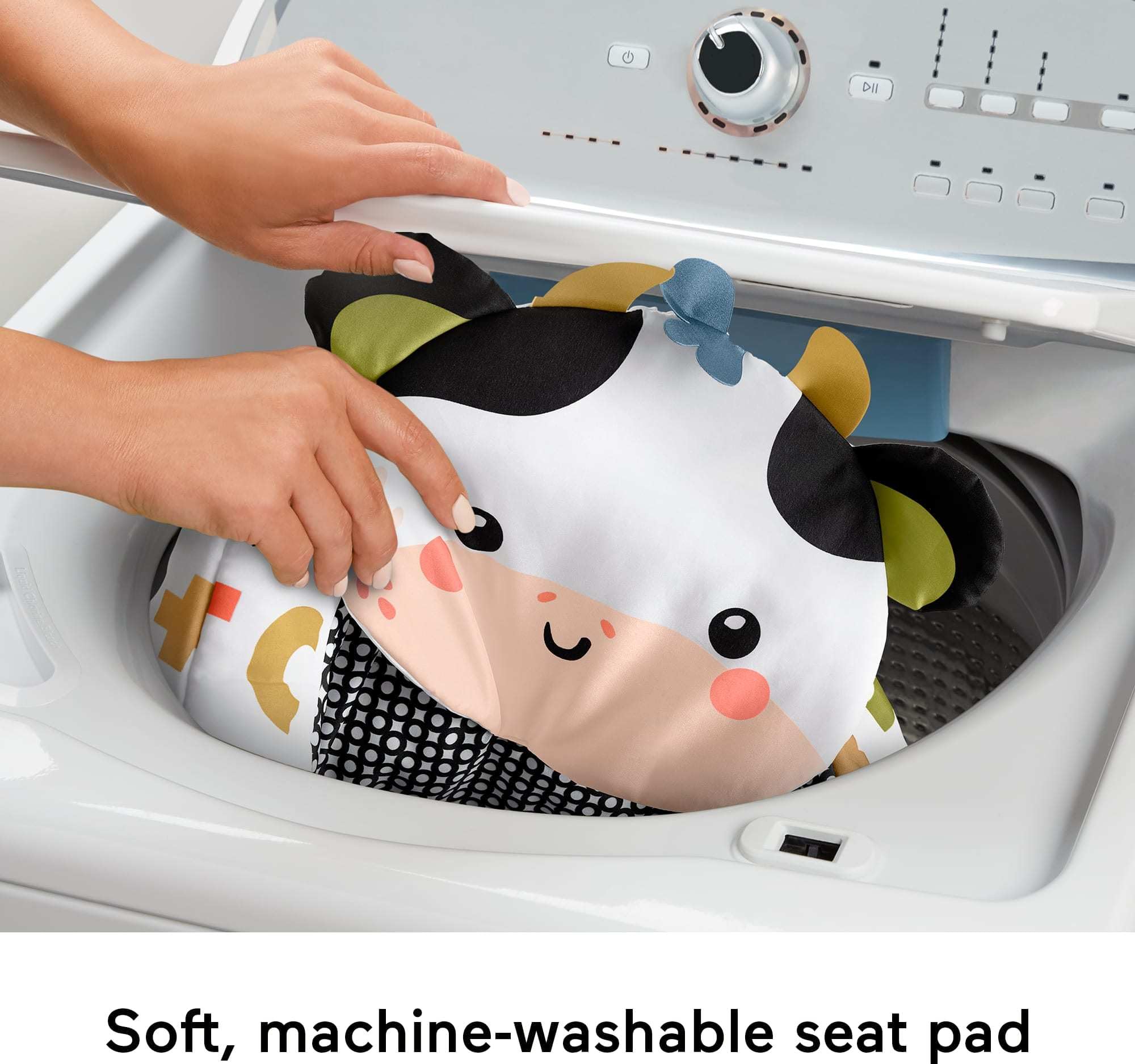 Foto 4 | Silla Portátil Para Bebés Fisher-price Cute Cow Sit-me-up - Venta Internacional.