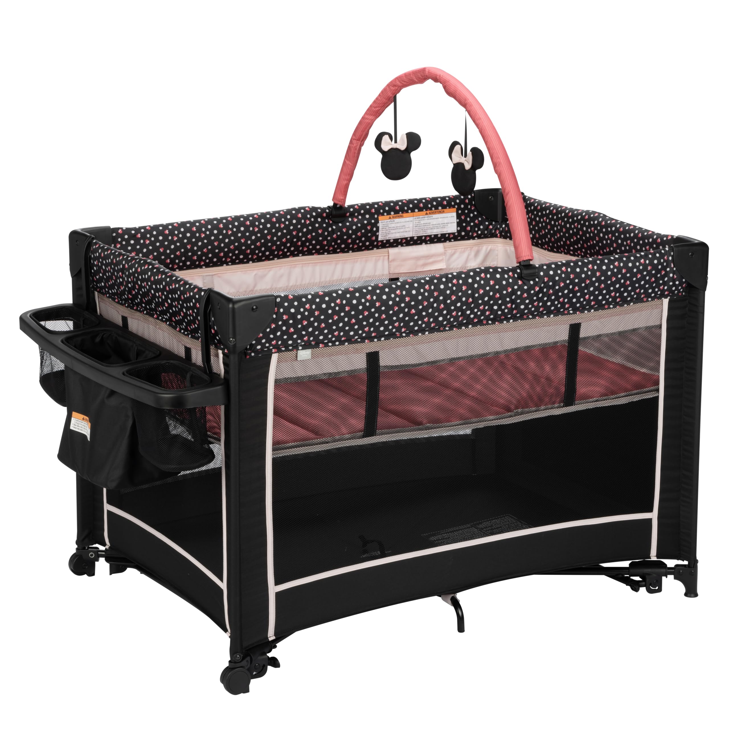 Play Yard Disney Baby Classic Minnie Mouse Con Mecedora - Venta Internacional.