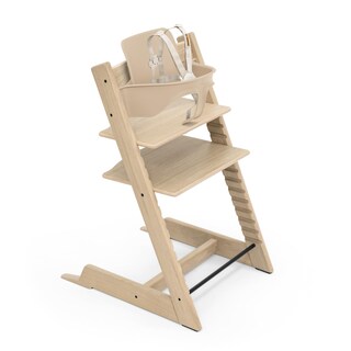 Foto 1 | Silla Alta Stokke Tripp Trapp Oak Natural Con Juego Para Bebés De 6 A 36 M - Venta Internacional.
